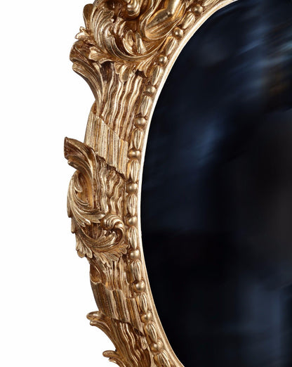 18th Century Giltwood Mirror Military Style - Brights of Nettlebed