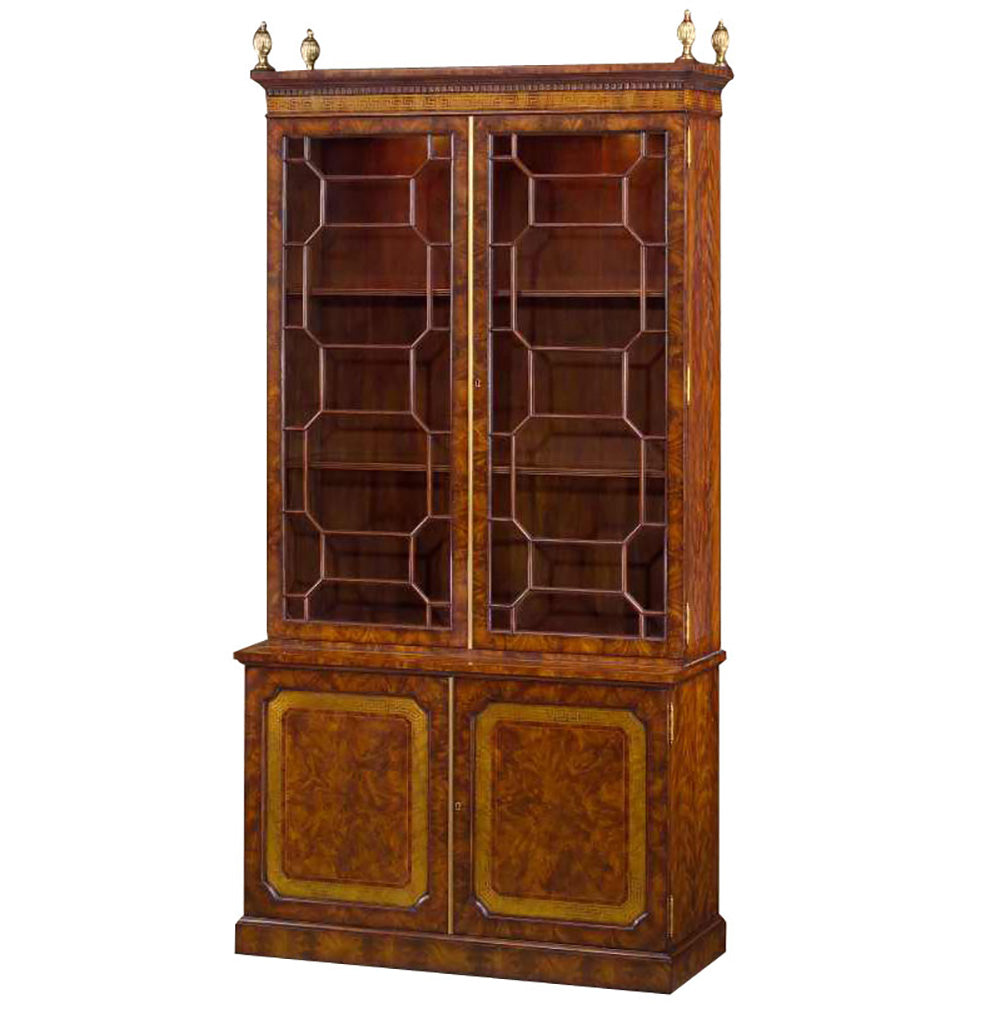 Regency Style Mahogany Library Bookcase