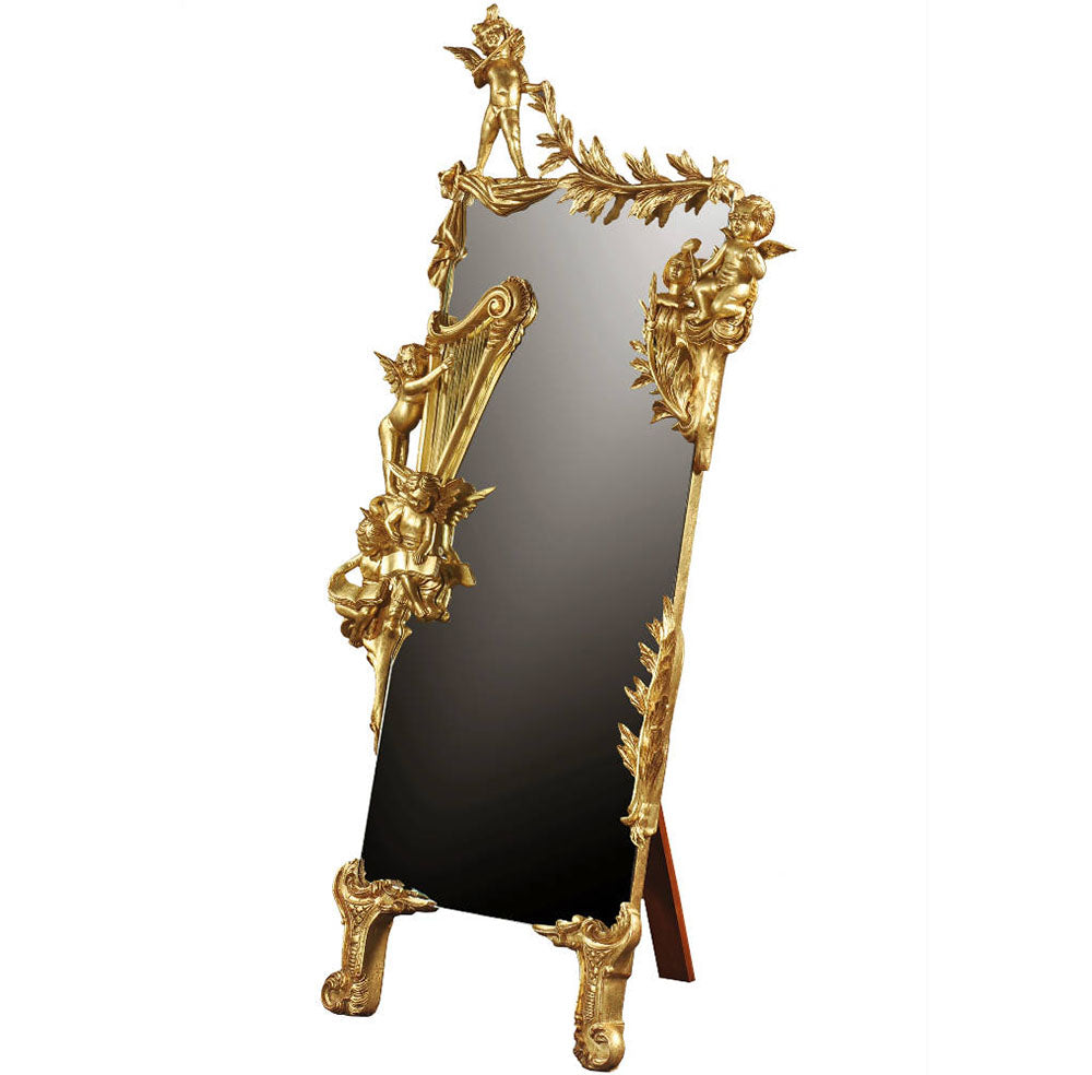 Cherub cheval mirror - 60in.