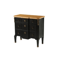 Kalahari and Ebonised Chest of Drawers