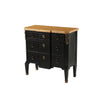 Kalahari and ebonised chest of drawers