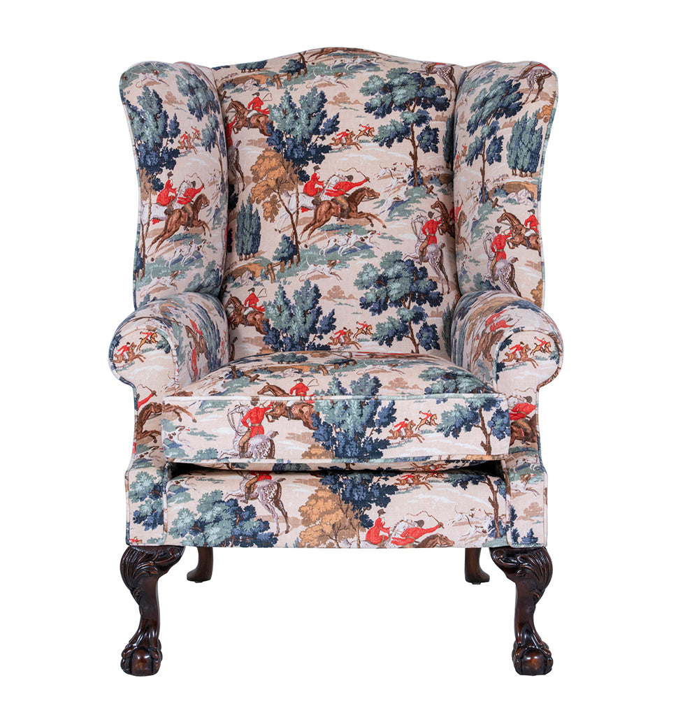 traditional English wingchair Coleridge Gents