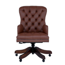 swivel leather desk chair