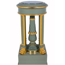 Thomas Hope Style Painted & Water Gilded Torchere