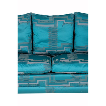 Blue Regency Knole Sofa