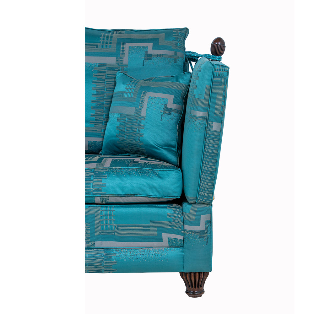 Blue Regency Knole Sofa