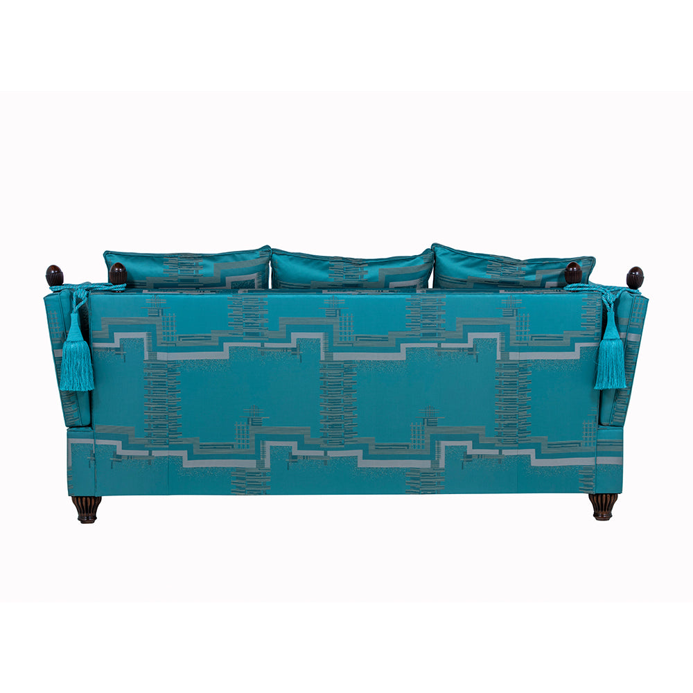 Blue Regency Knole Sofa