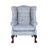 traditional upholstered wingchair