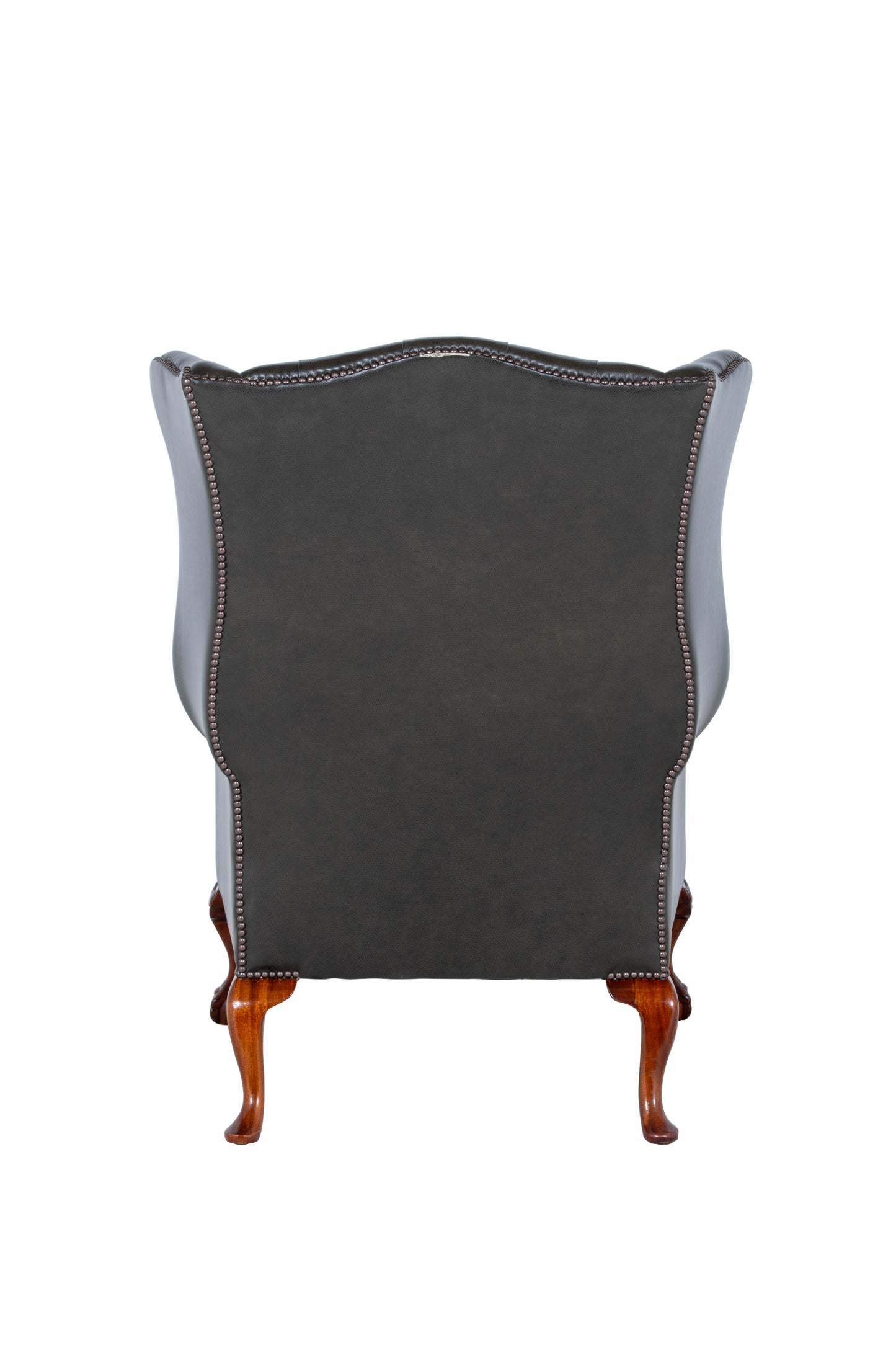 The Coleridge Wingchair in Dark Olive Green