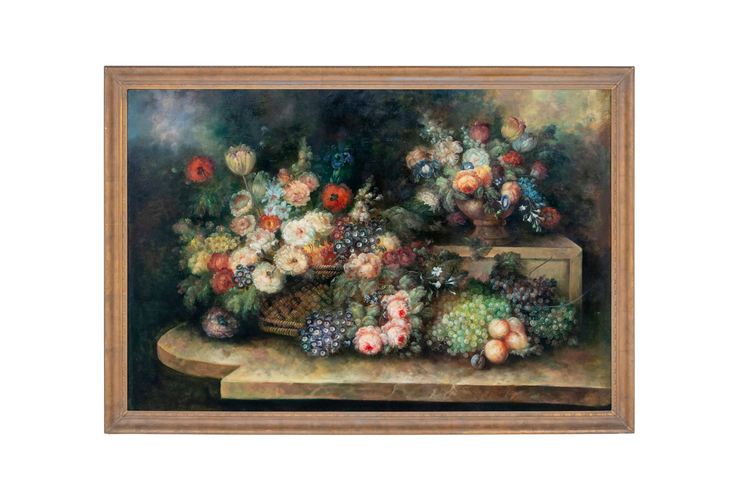 Large Painting Of Flower Displays