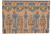 Tapestry of Columns And Flower Display