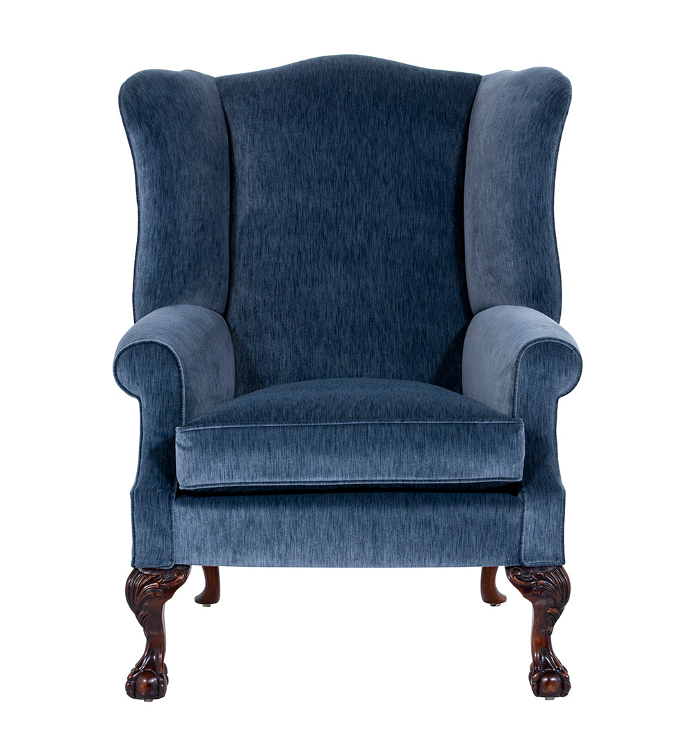 blue wingchair