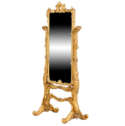 Antique Cheval Glass Mirror