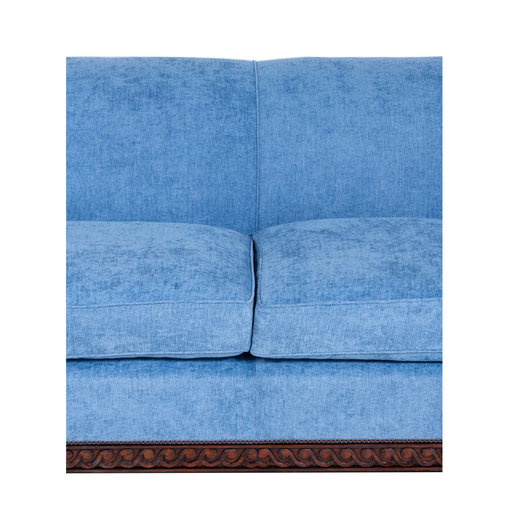 show wood base frame sofa