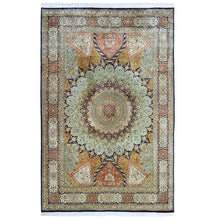 Indian Hand Woven Silk Rug