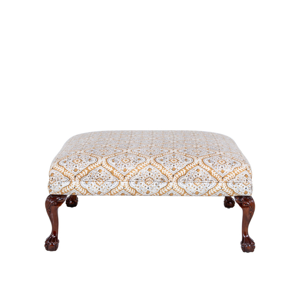 The Churchill Footstool in Honey