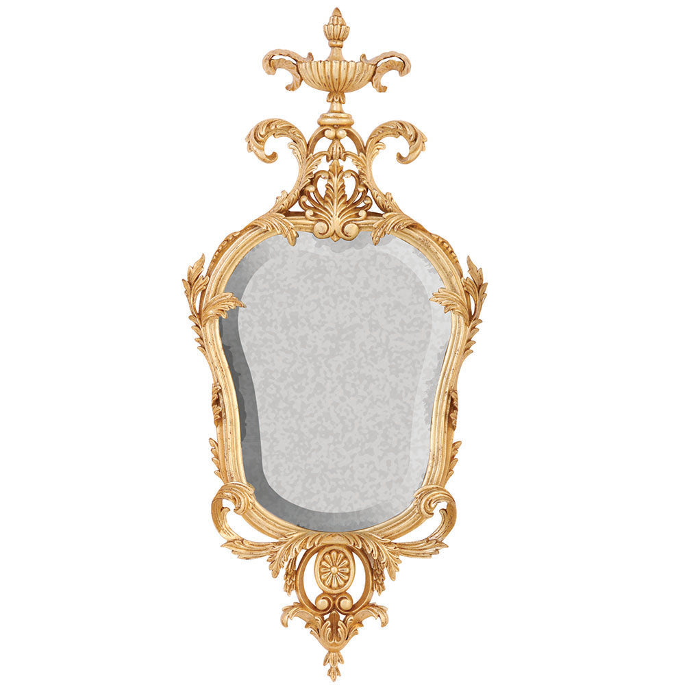 Oil Gilded Period Mirror with Antiqued Glass