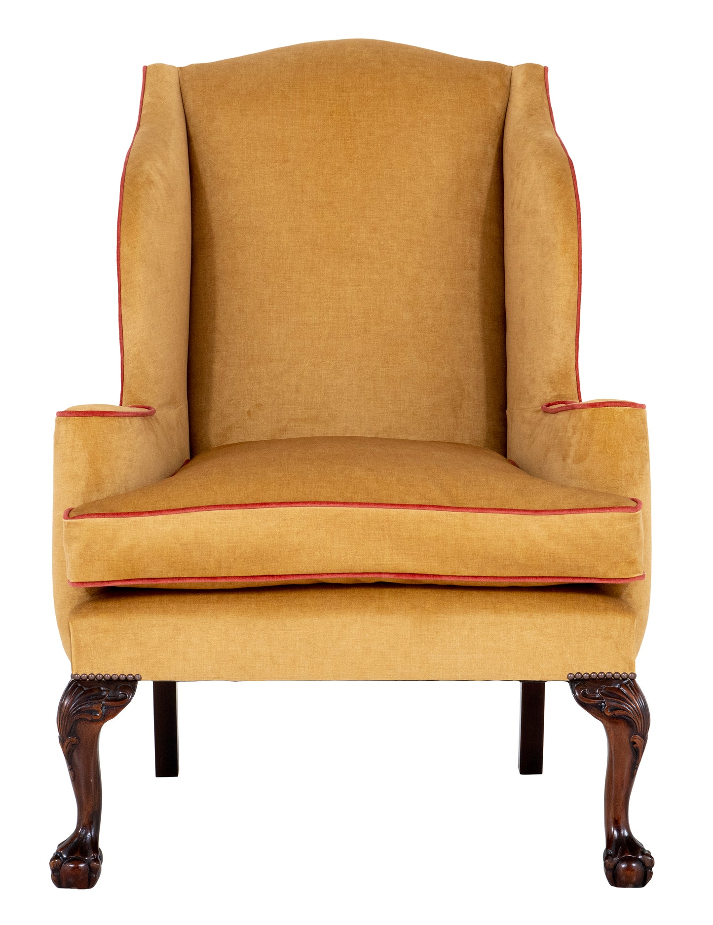 The Pinnock Wingchair in Mustard