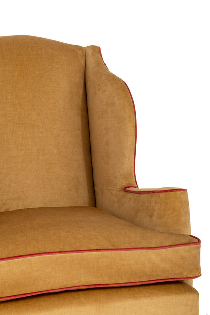 The Pinnock Wingchair in Mustard