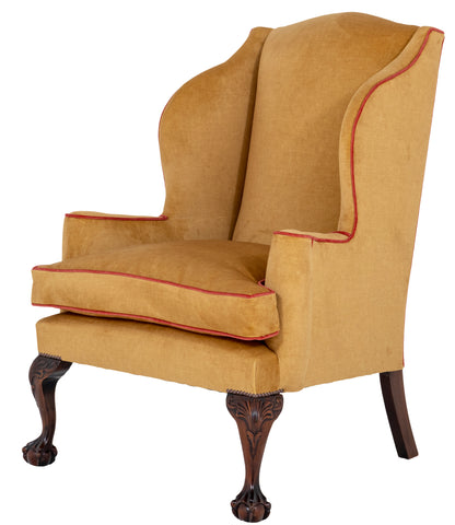 The Pinnock Wingchair in Mustard