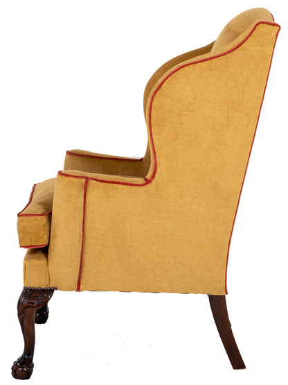 The Pinnock Wingchair in Mustard