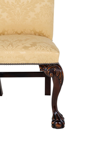 Chippendale Style Upholstered Dining Chair