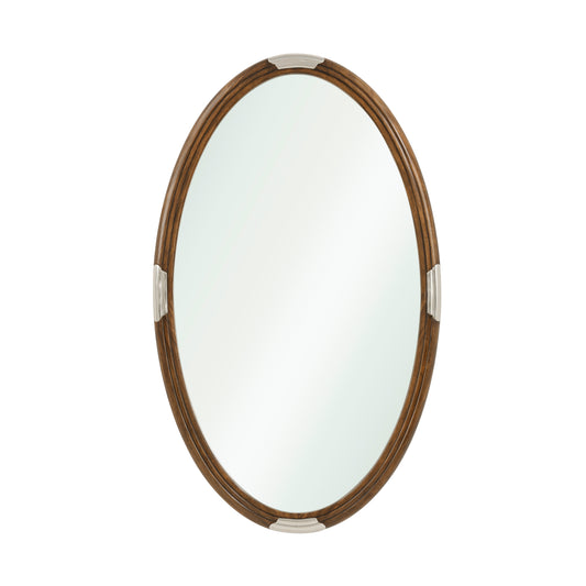 Front image of the oval mirror