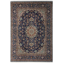 Hand Woven Silk Rug - brights of nettlebed fine kashan design carpet