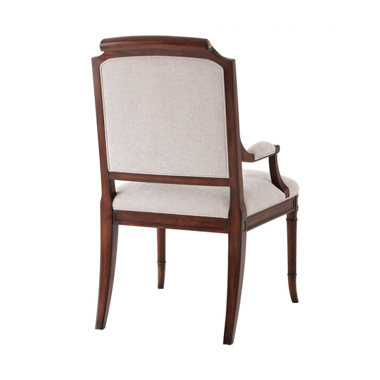 A finely carved mahogany dining armchair - Brights of Nettlebed