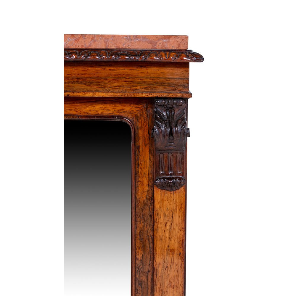 A Pair of Early Victorian Rosewood Side Cabinets - Brights of Nettlebed