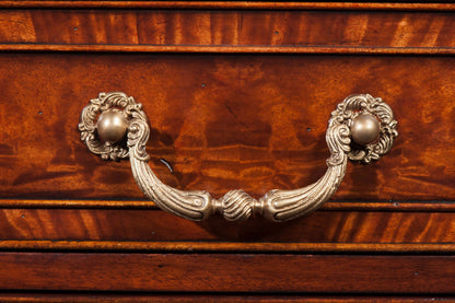 Late Georgian Style Mahogany Bureau Desk