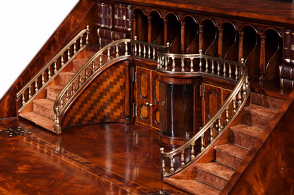 Late Georgian Style Mahogany Bureau Desk