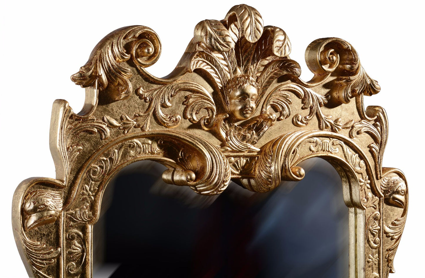 Queen Anne Style Mirror - Classic Elegance