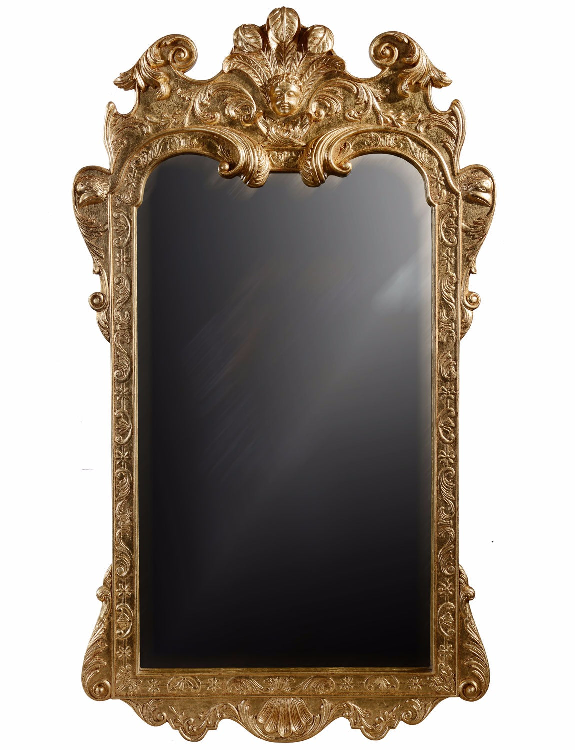 Queen Anne Style Mirror - Classic Elegance