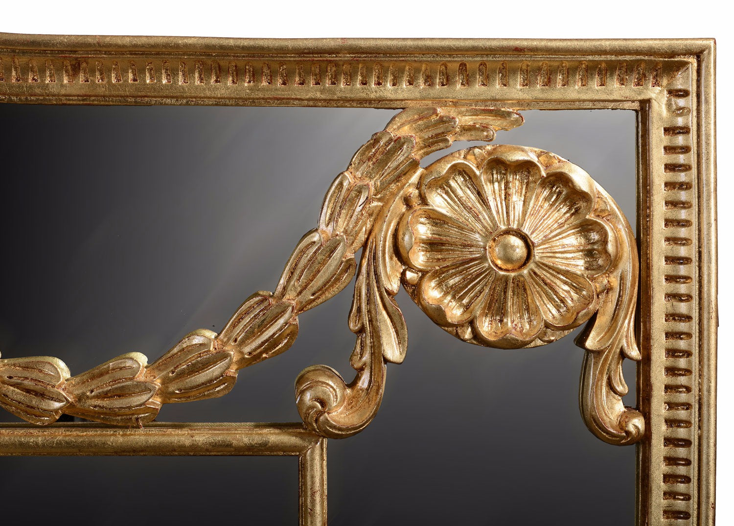 Elegant Giltwood Overmantel Mirror