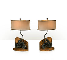 Pair of 1930s Style Motorcycle Table Lamps