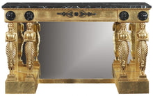 Ornate Empire Giltwood Console Table 