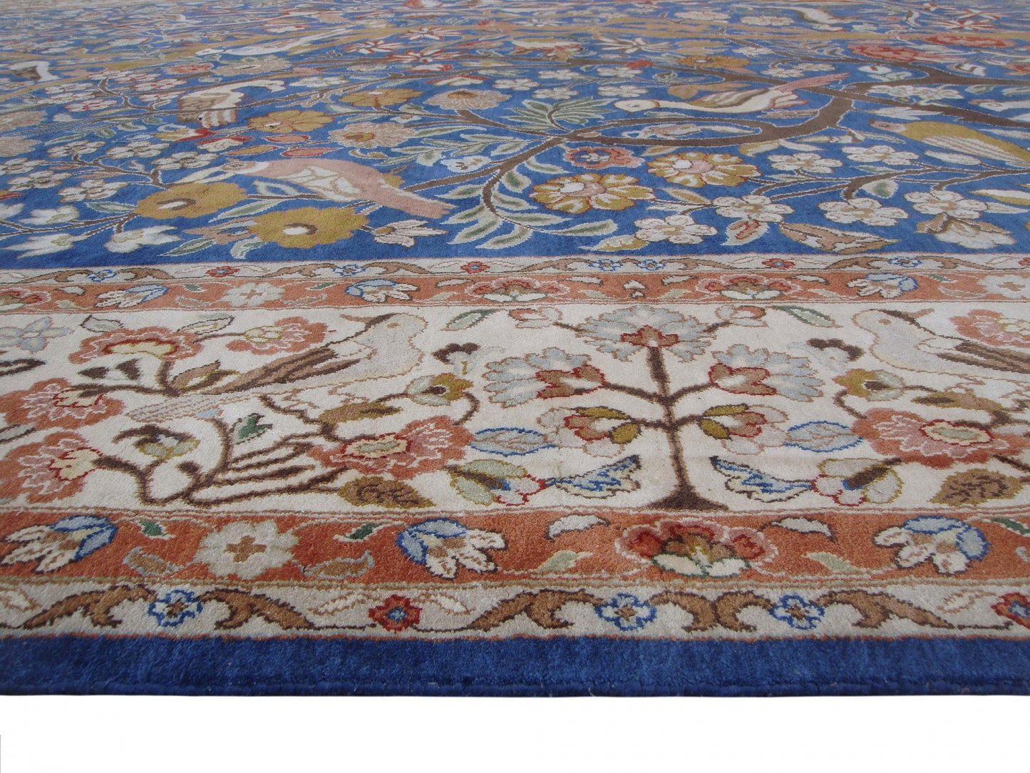 Tehran Garden of Paradise Design Silk Rug