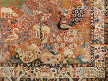 Yazd Paradise Design Silk Rug