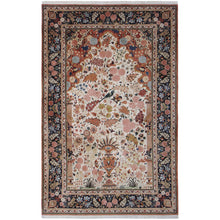 Kashan Prayer Design Silk Rug