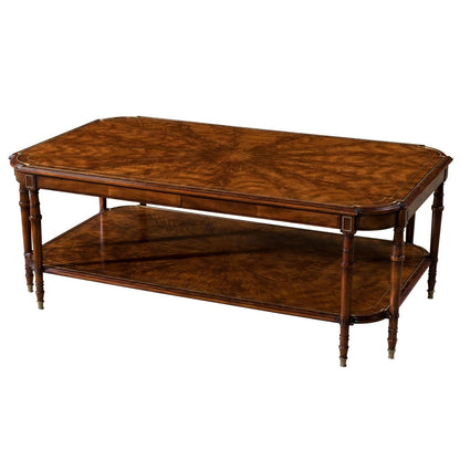 Flame Mahogany Coffee Table