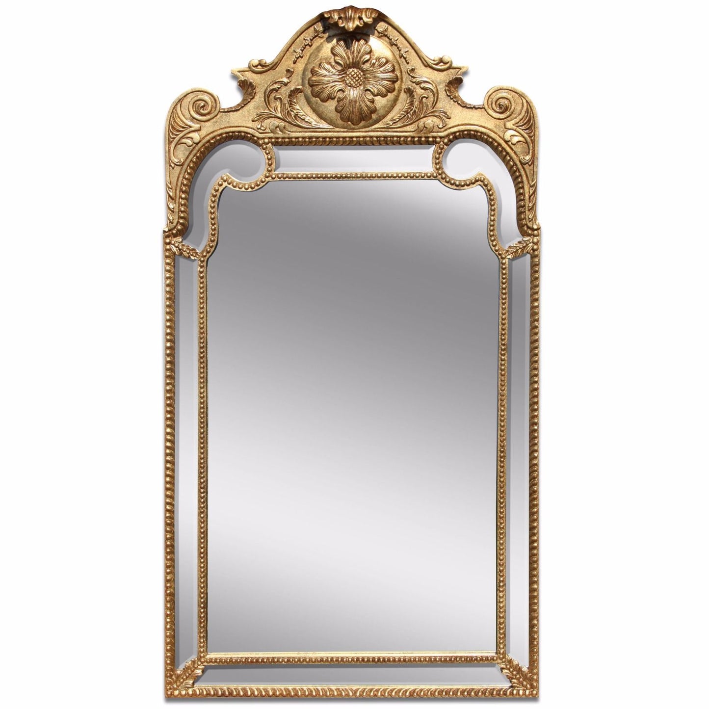 Queen Anne Style Giltwood Mirror