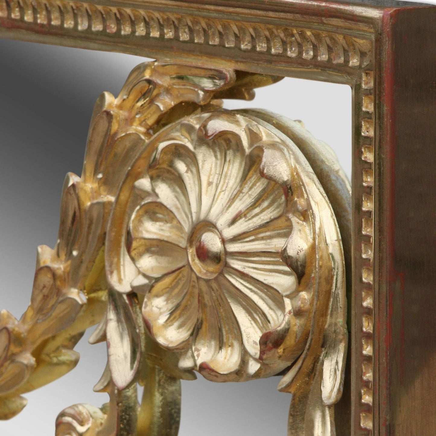 Water Gilded Overmantel Mirror