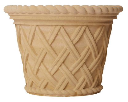 Tudor Jardiniere Cast Stone Planter