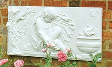 Hand Carved Winter Stone Wall Plaque