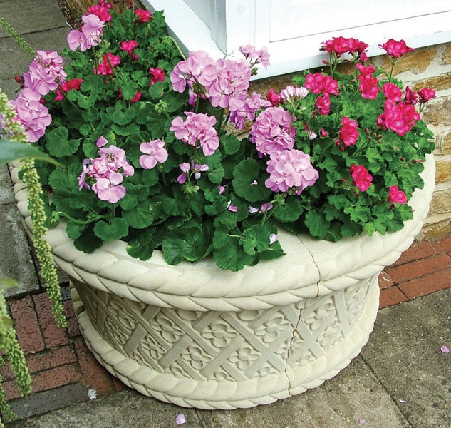 Italian Quadrant Stone Corner Planter