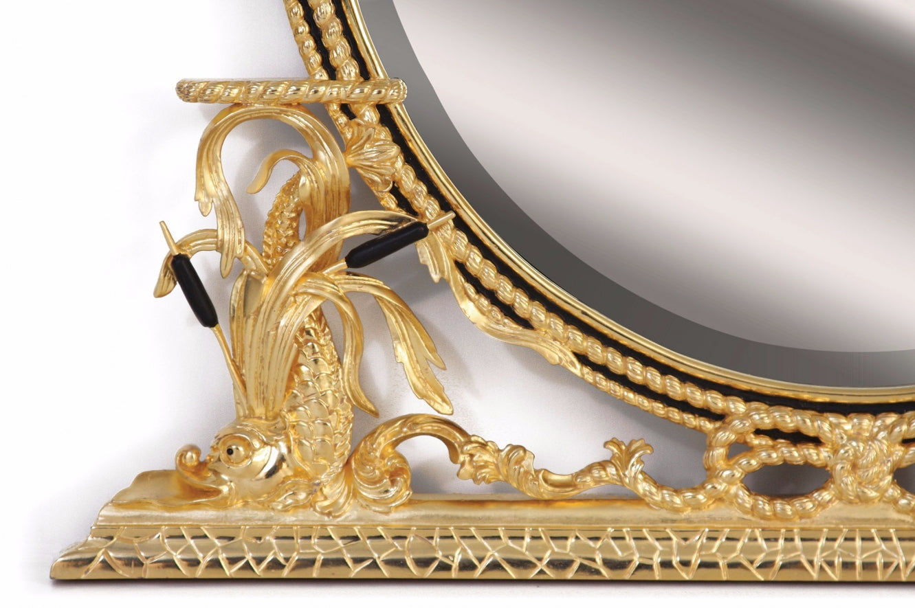 George III Style Water Gilded Mirror in Gilder's Special Finish