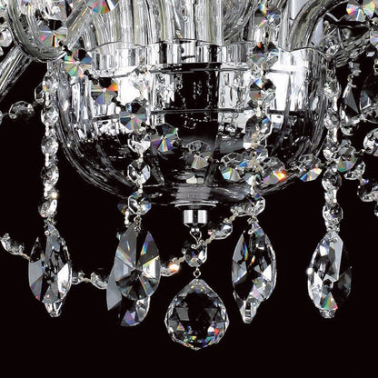 Twelve Light Crystal Chandelier