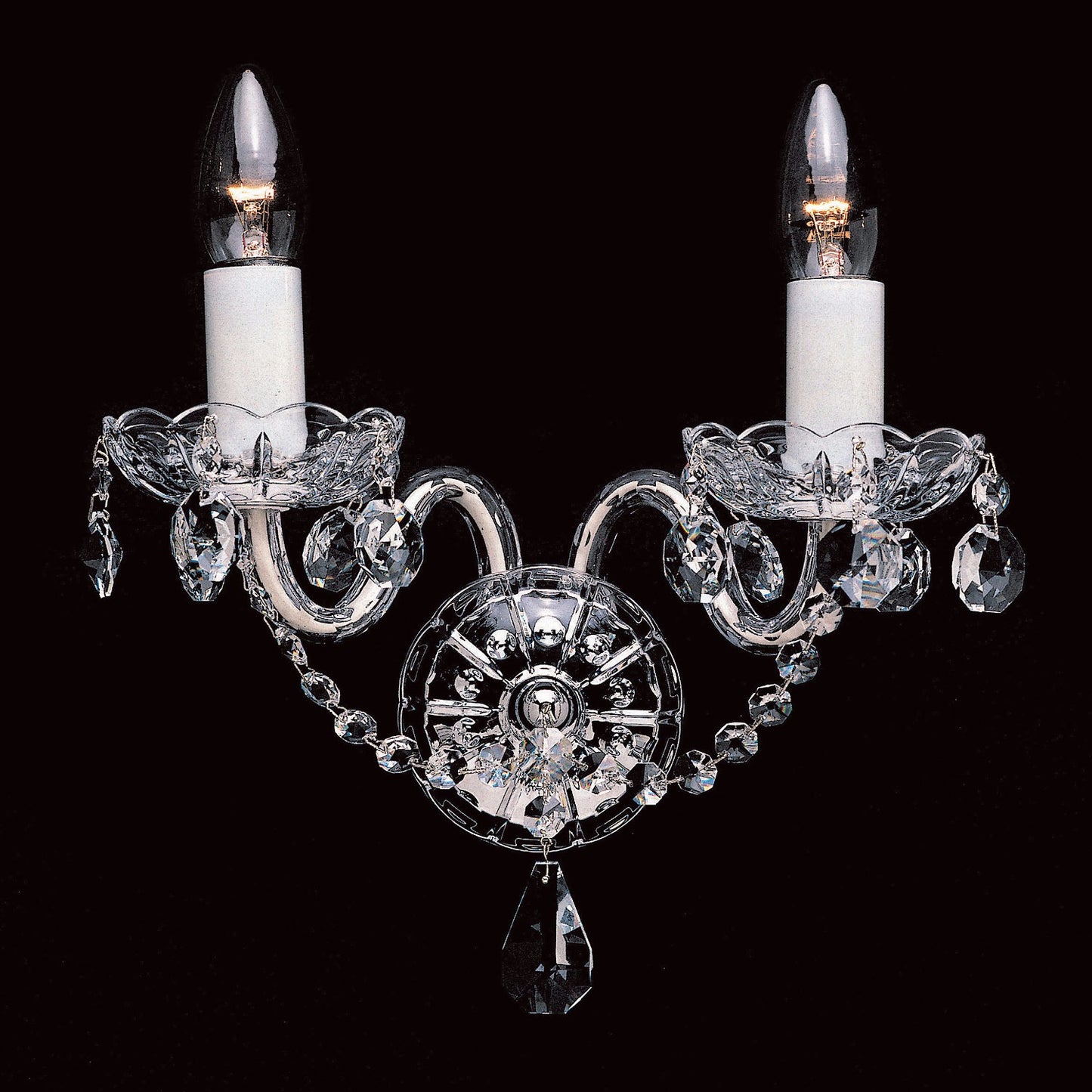 Wall Light with Crystal Detail