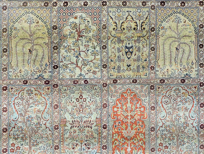 Bakhtiari Design Silk Rug